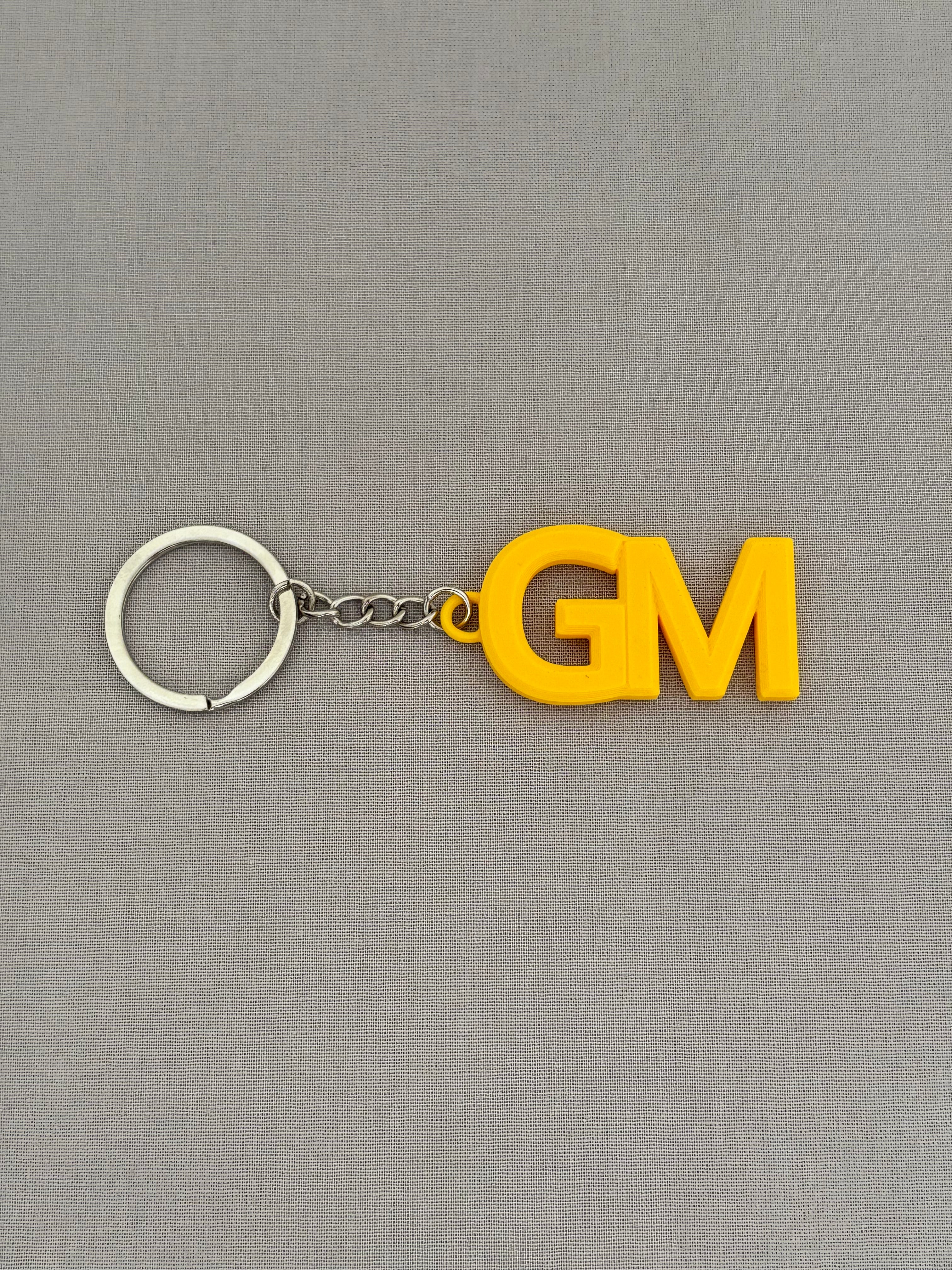 Small Initials Keychain