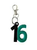 Multicolour Number Keychain