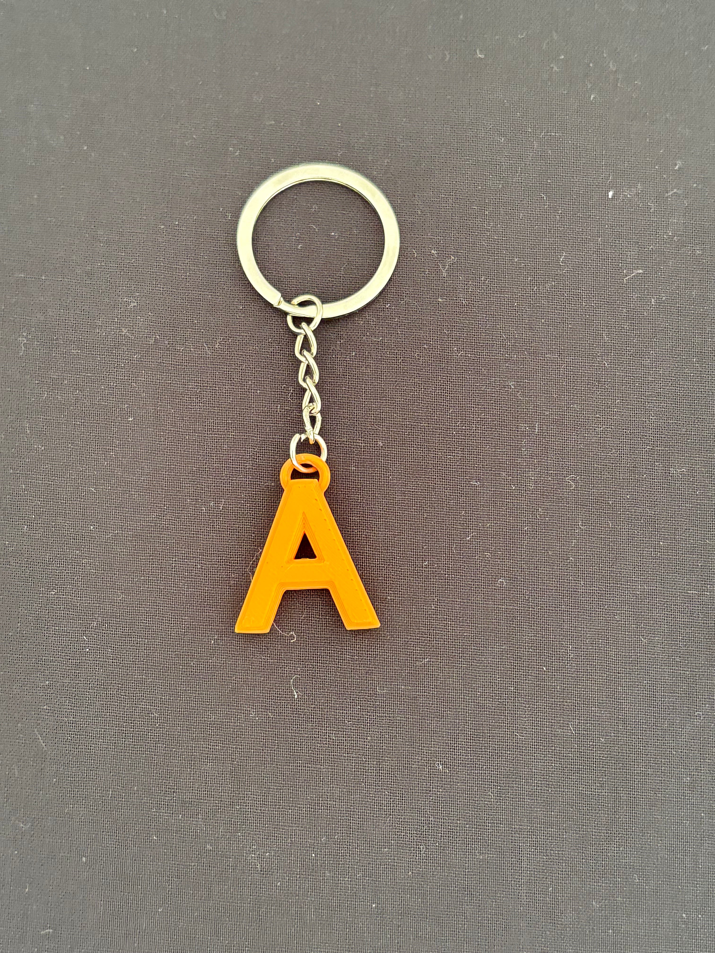 Letter Keychain