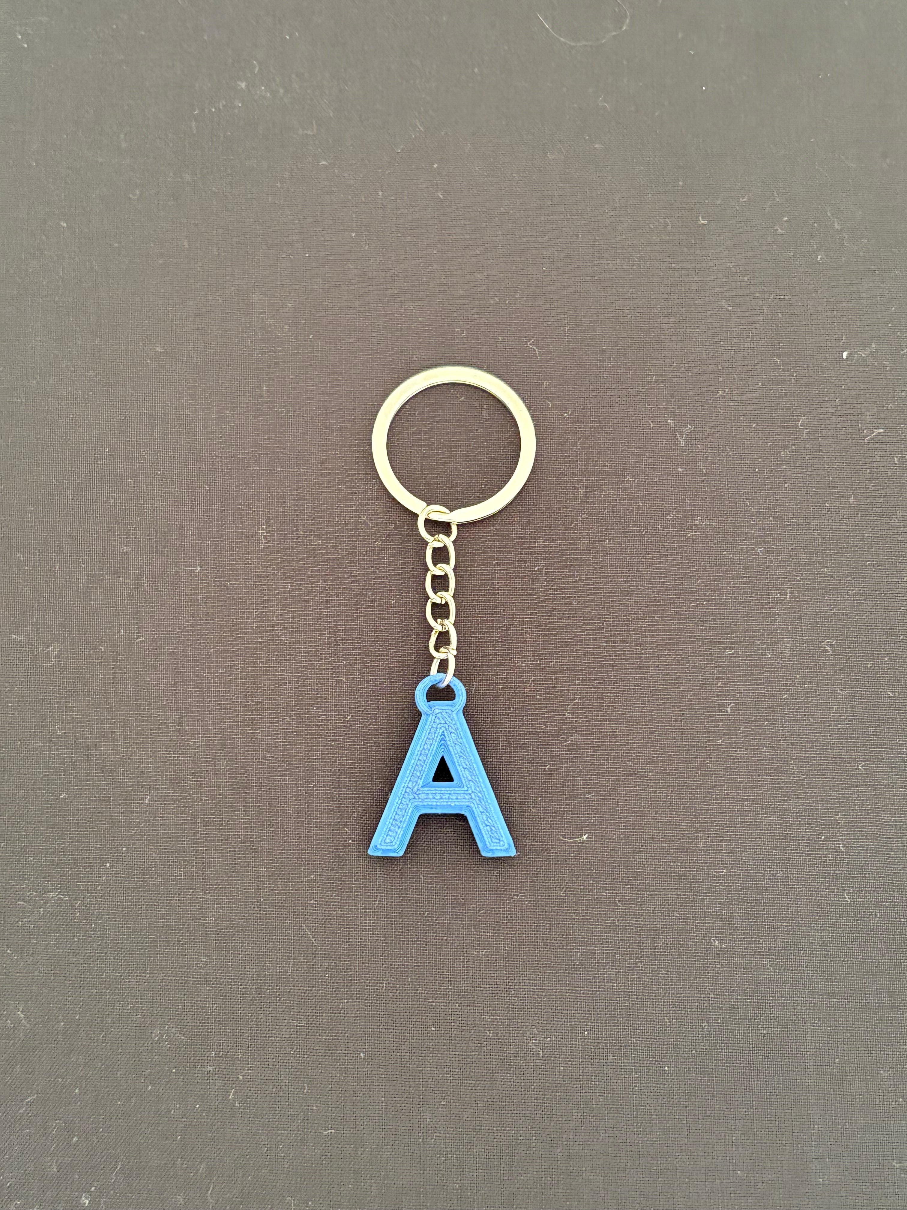 Letter Keychain