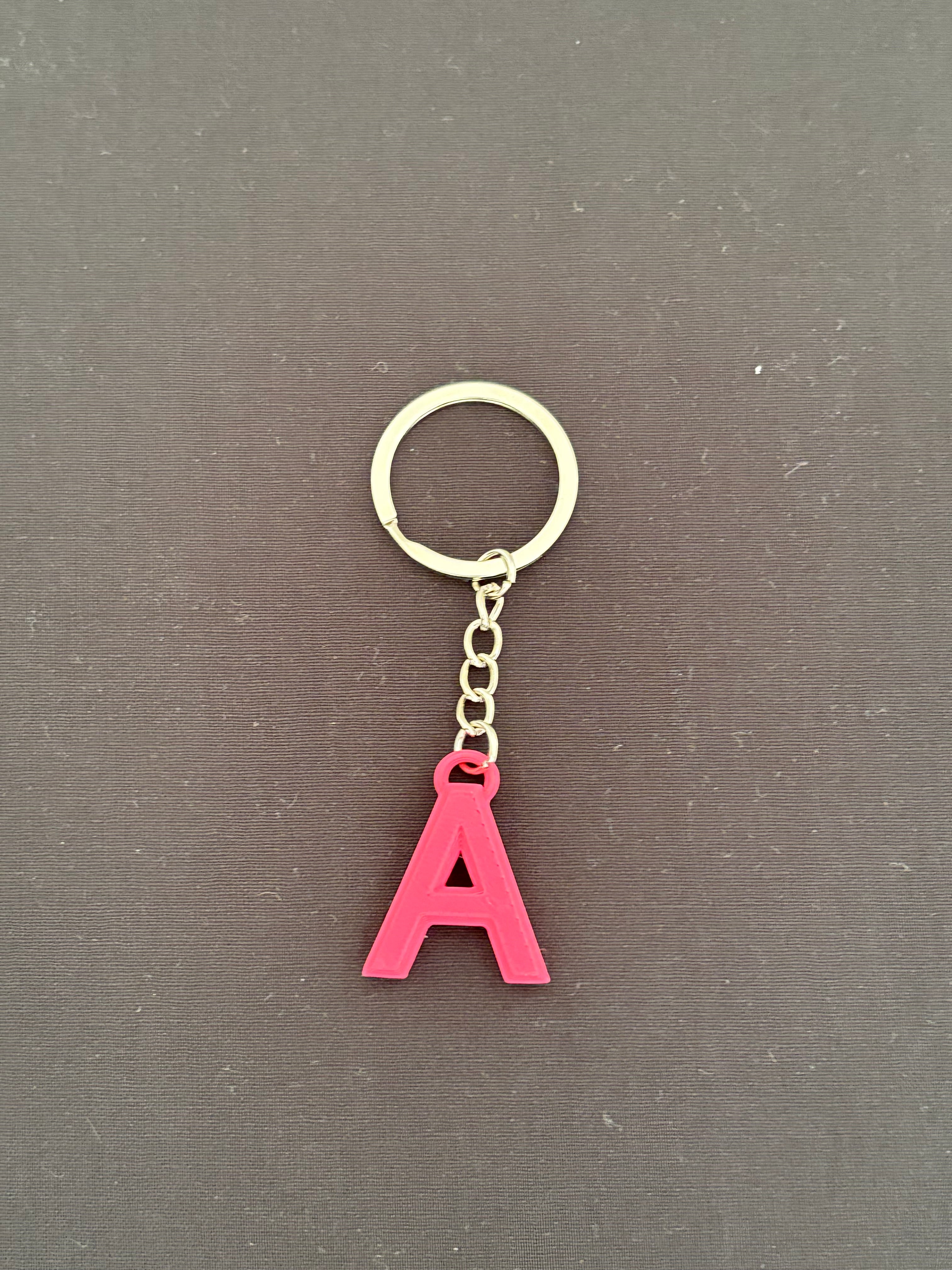 Letter Keychain