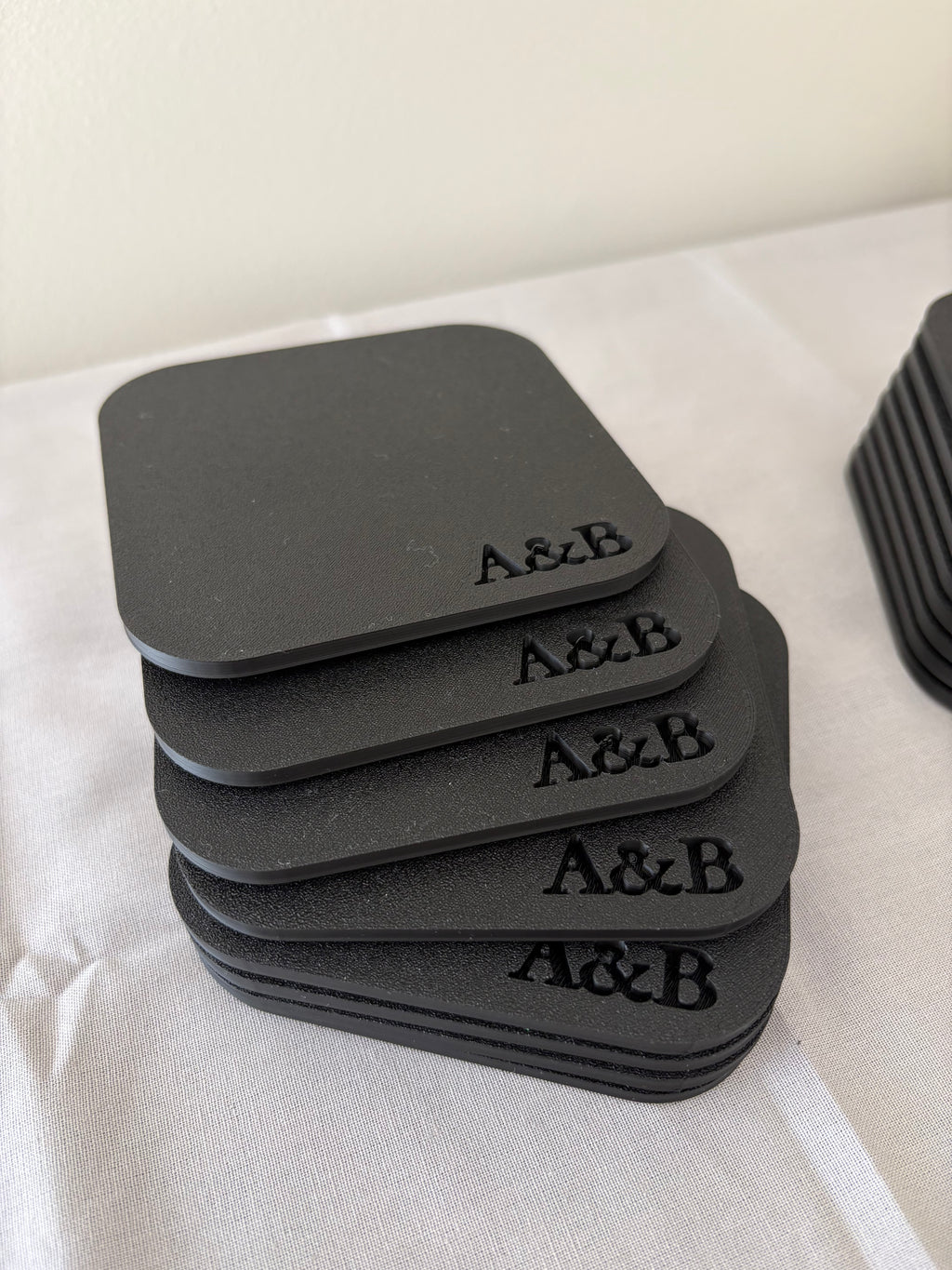 Monogrammed Coasters