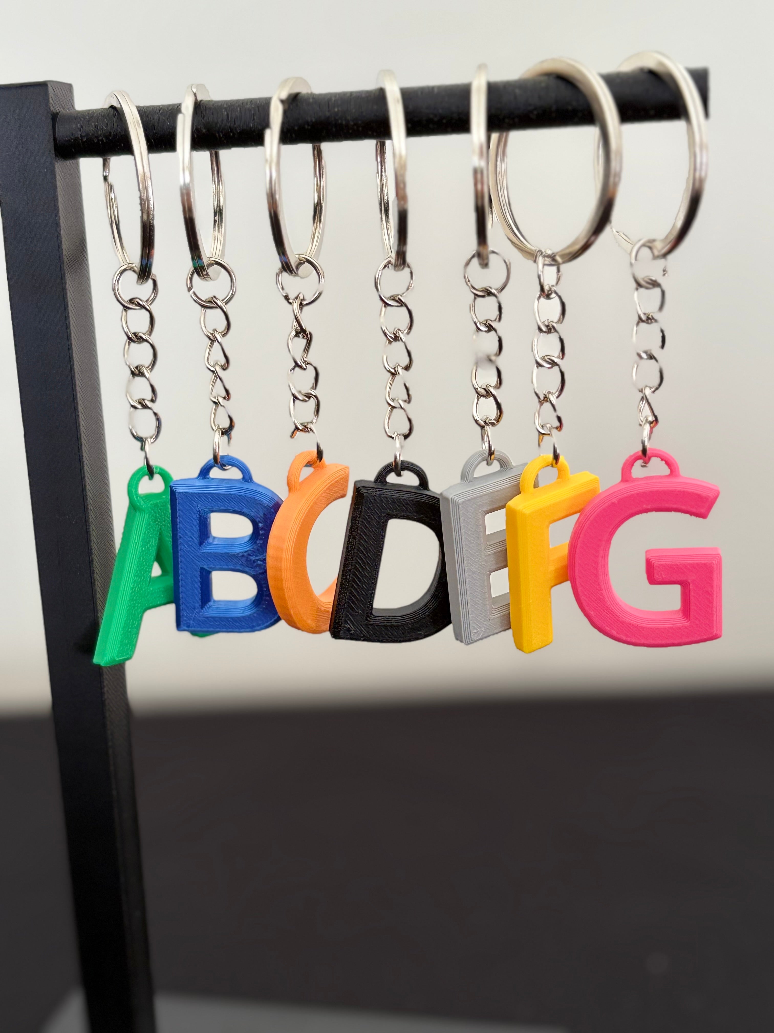 Letter Keychain