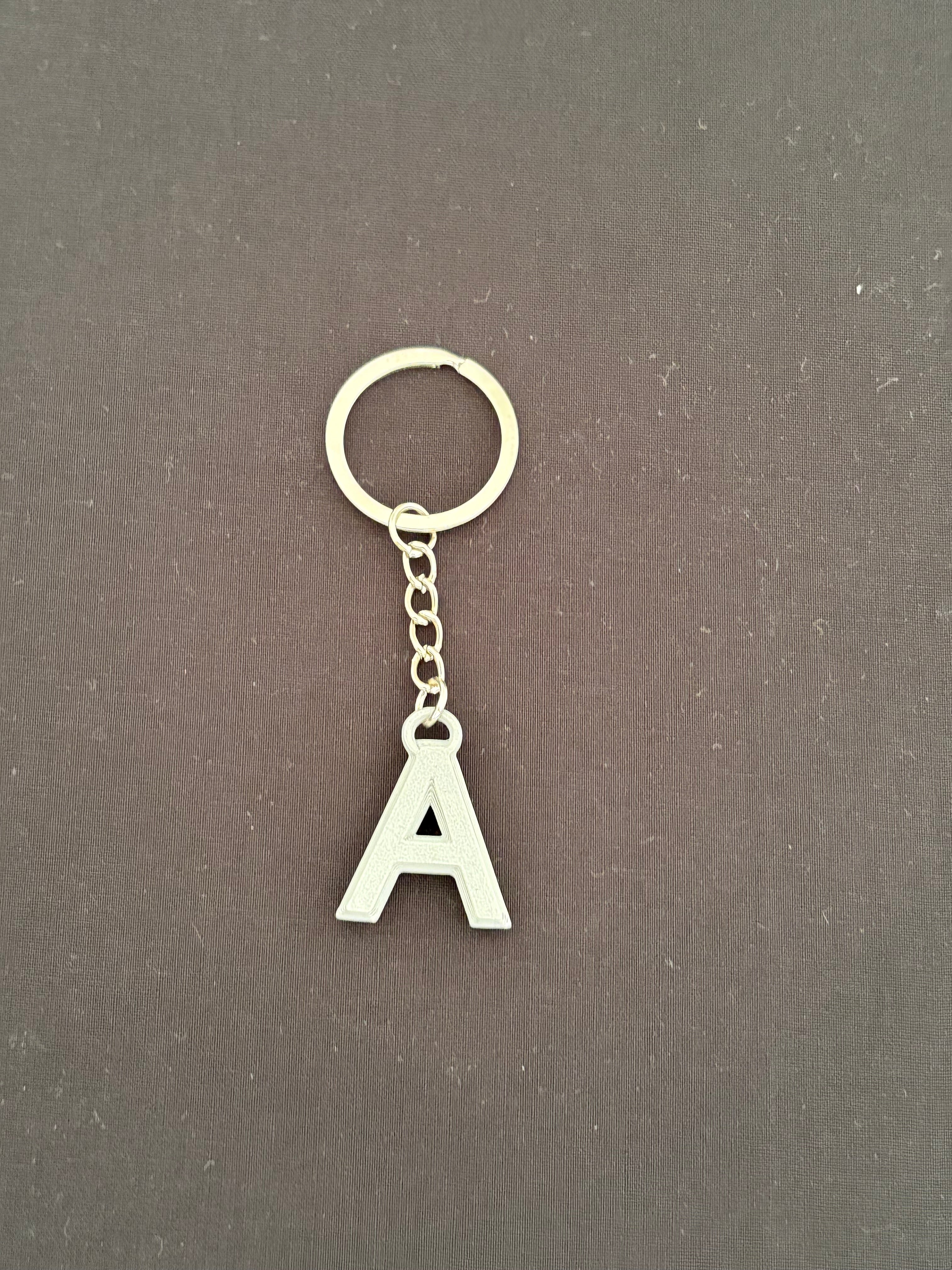 Letter Keychain