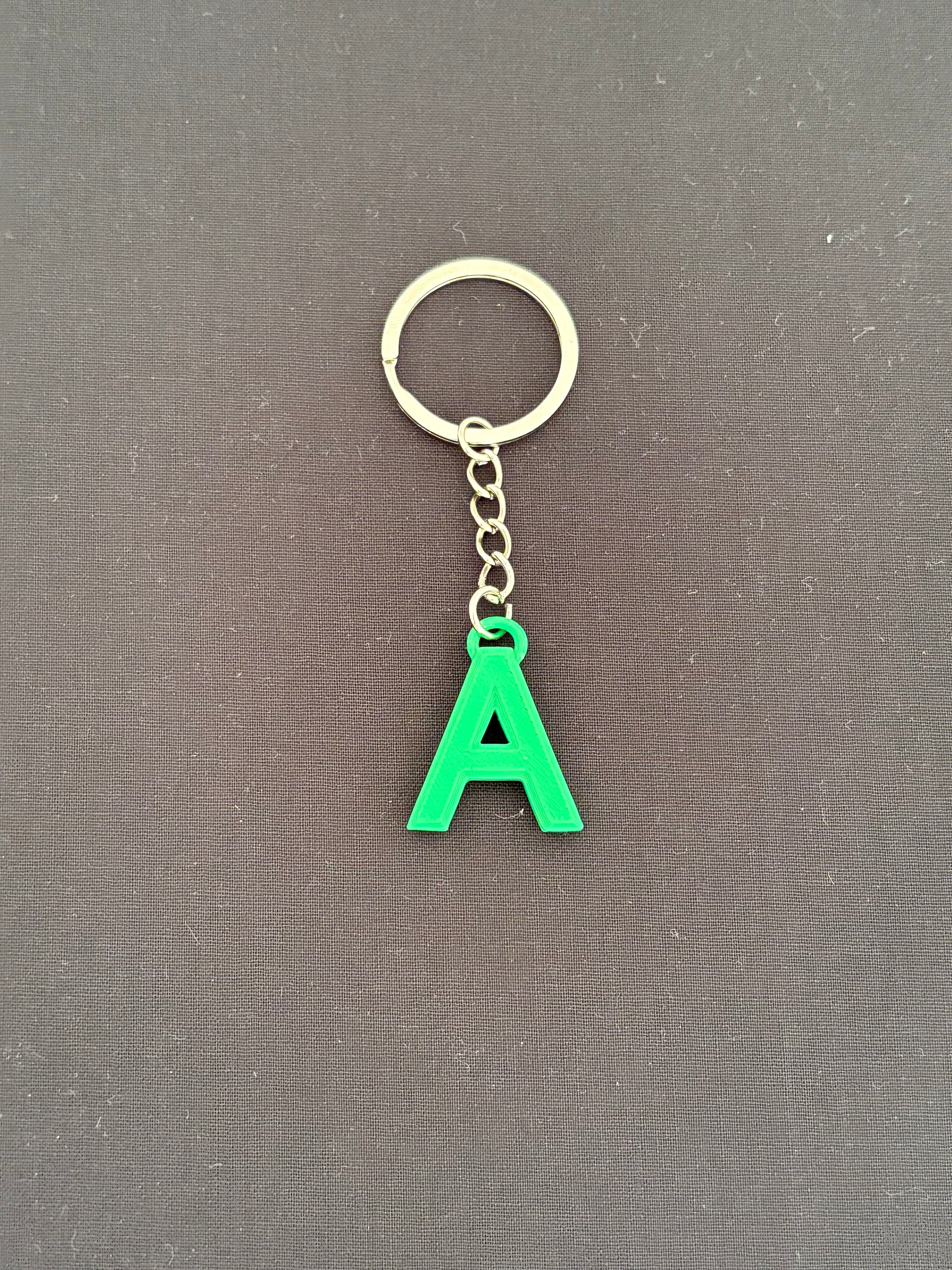 Letter Keychain