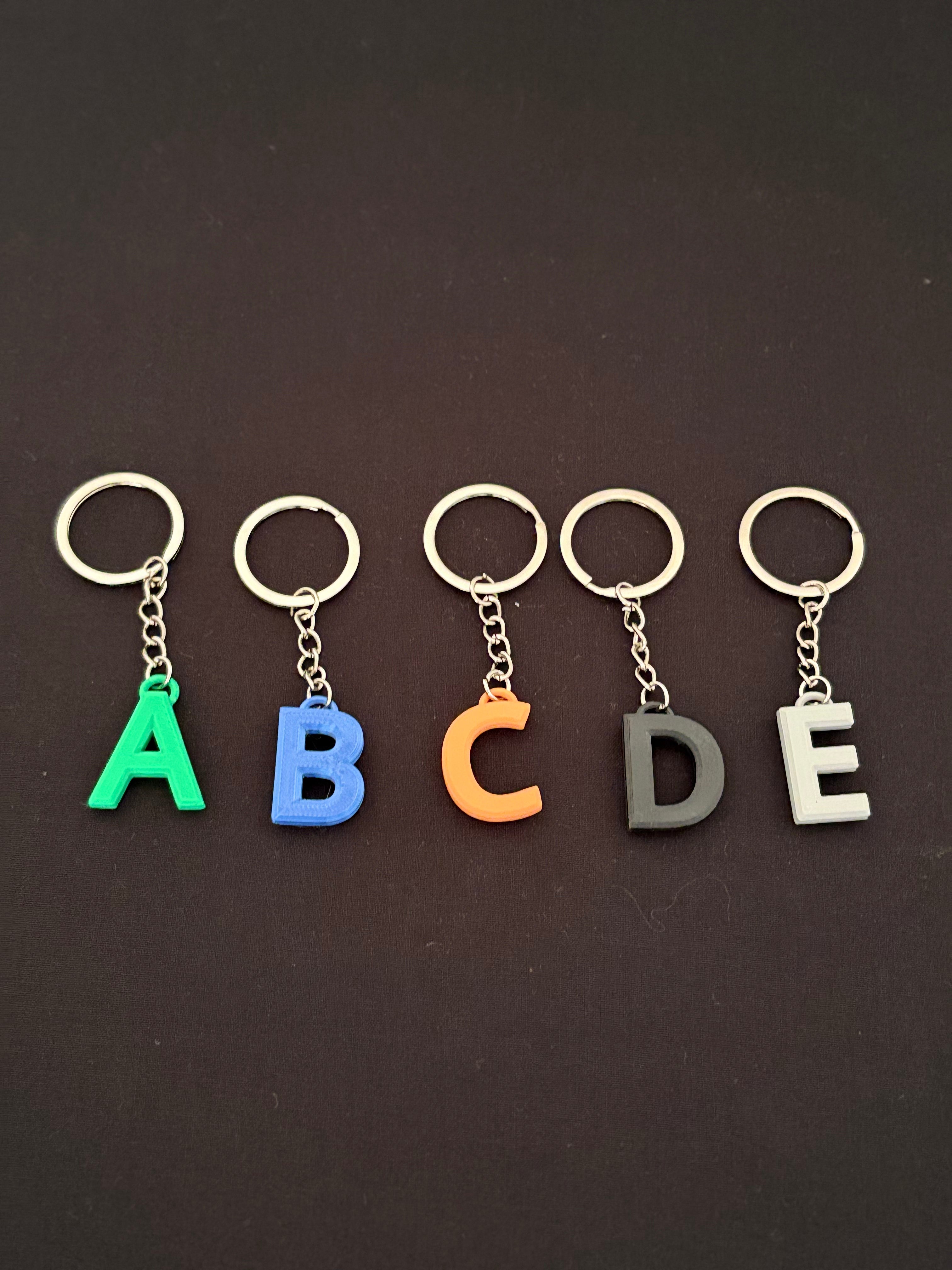 Letter Keychain